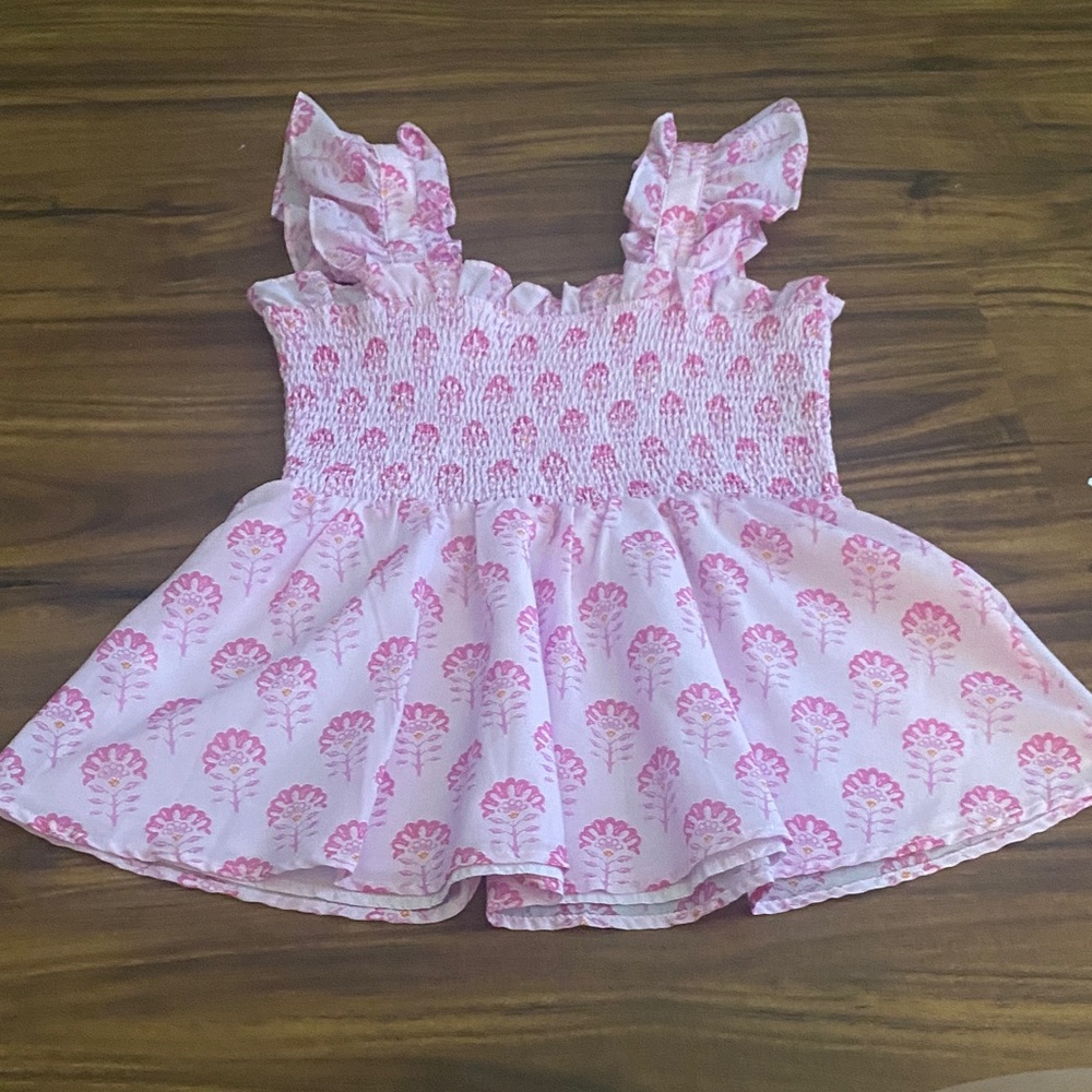 J Marie smocked top